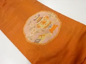 花器模様織出し名古屋帯